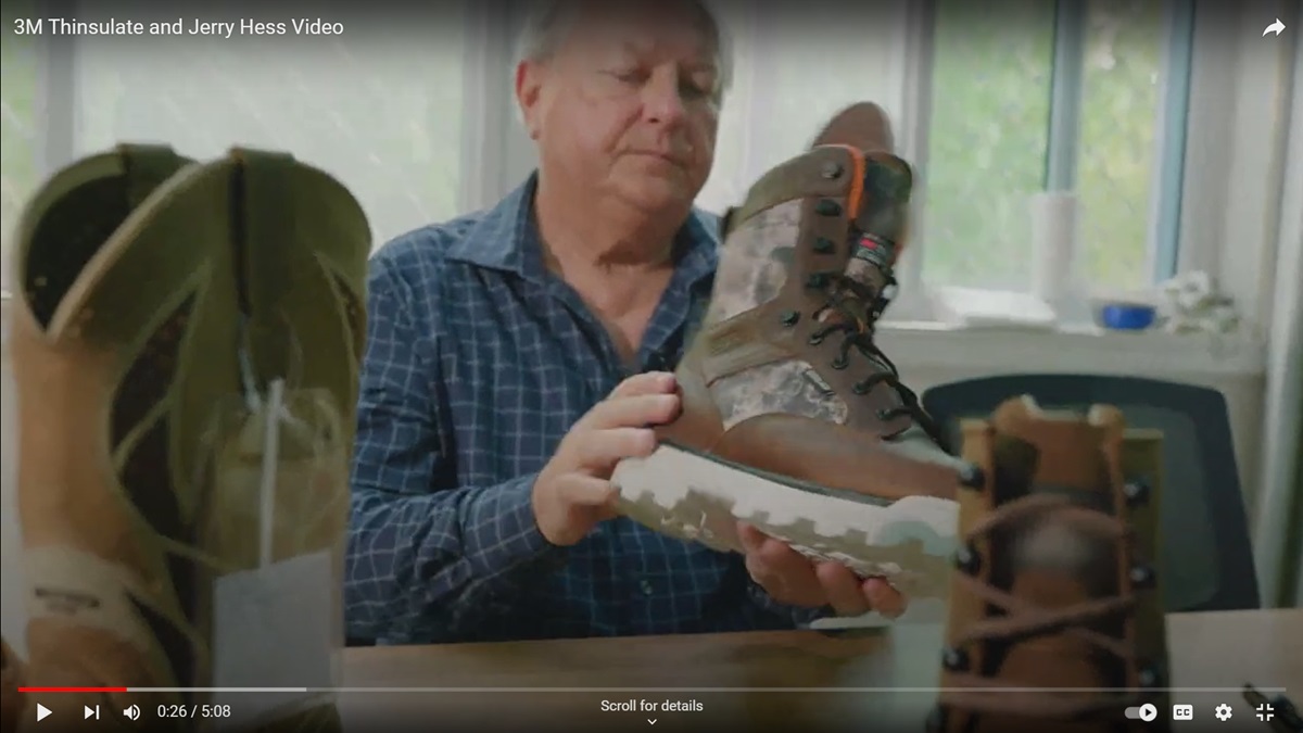 Footwear Expert Jerry Hess Shares His Journey With 3M Thinsulate