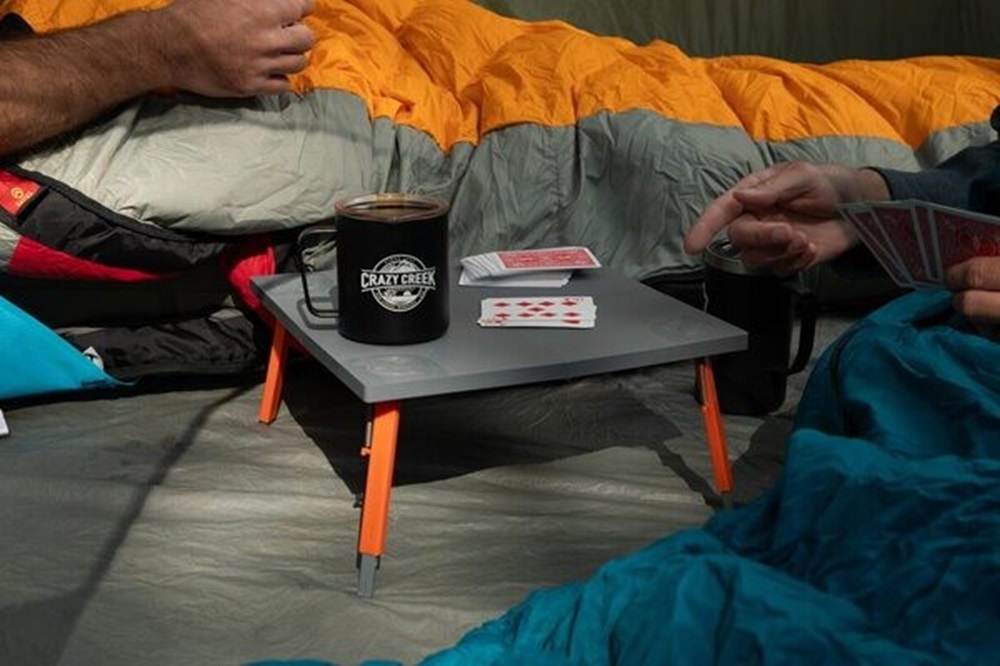 Crazy Creek Unveils Packable Pack Table For Outdoor Leisure